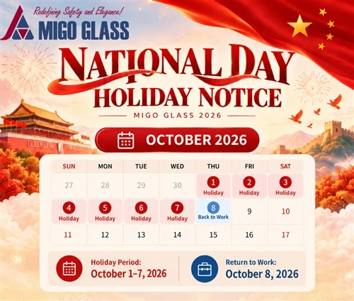 Obvestilo o prazniku MIGO Glass 2026 ob državnem dnevu Ki...