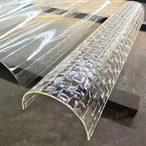 Ukrivljeno vzorčno steklo