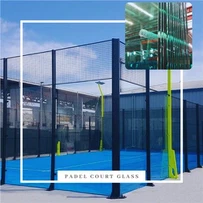 10mm 12mm Padel Court Glass