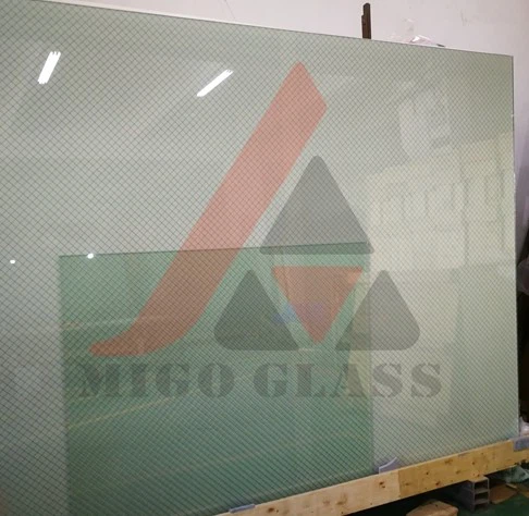 Fireproof Safety Obscured Wired Glass